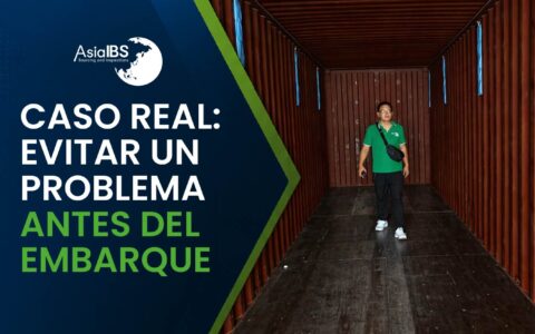 Inspección de calidad en origen para detectar y corregir problemas antes del embarque internacional.
